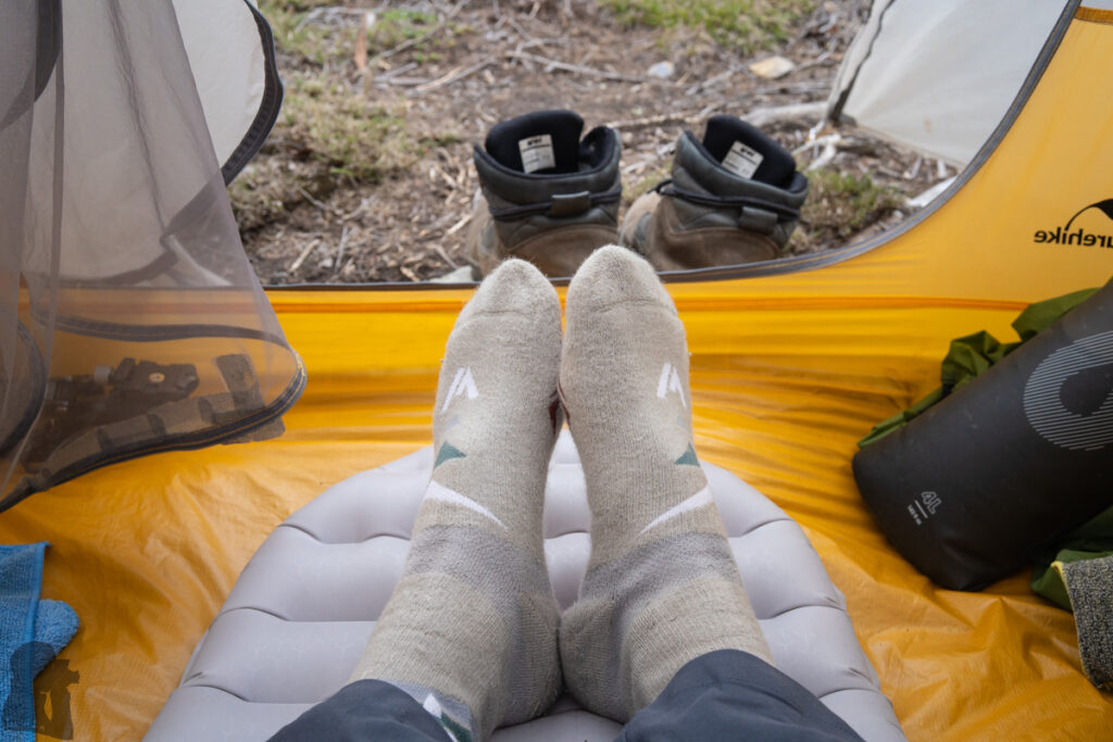The Full Text of "Hiking Safety in Taiwan" inside my tent