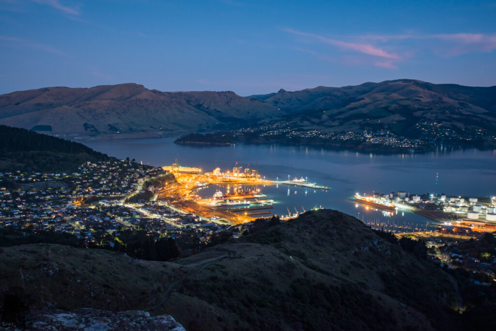 Lyttelton in the evening