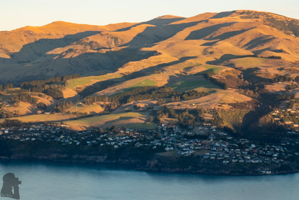 The houses below Mt. Herbert