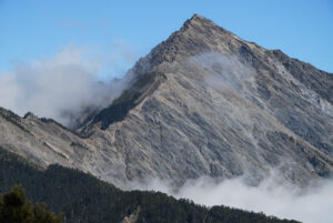 A closeup view of the Death Ridge