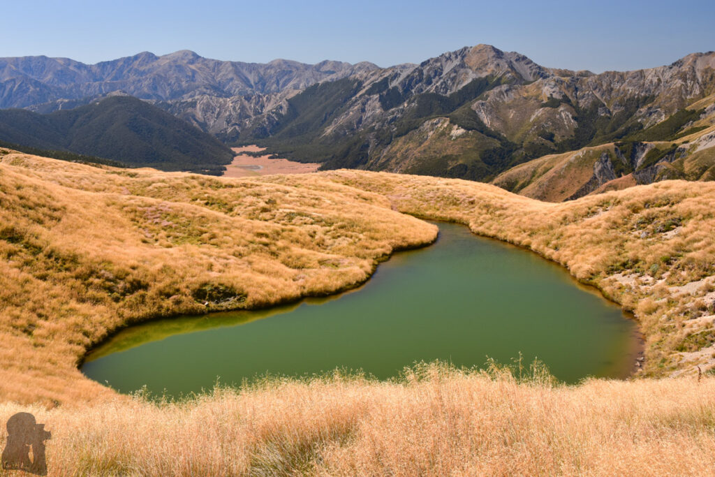 Faust, a Day Hike to the Peak with lovely Tarns on an Unnamed Track Entering the tarn zone
