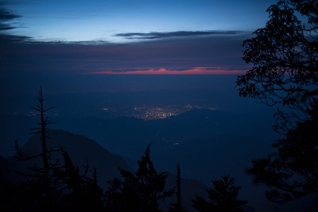 Ganzhuowan Peaks (干卓萬群峰), the Trickiest Trail in My Hiking History city light from Puli