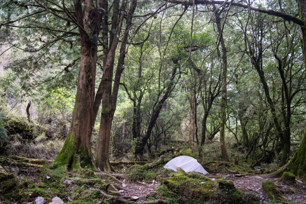 Ganzhuowan Peaks (干卓萬群峰), the Trickiest Trail in My Hiking History Shili River Campsite