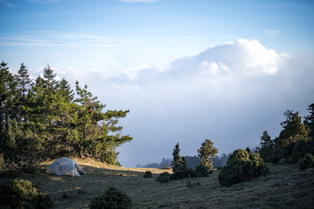 Ganzhuowan Peaks (干卓萬群峰), the Trickiest Trail in My Hiking History A neat campsite before entering 18-Peaks