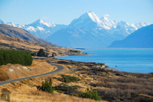 Lake Pūkaki and Mt. Cook