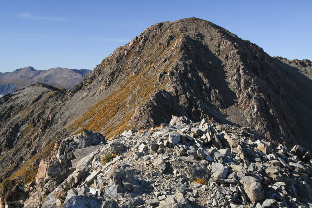 Mt. Bealey - Avalanche Peak Traverse; the Exciting but not Extreme Off-Trail Hiking in Arthur's Pass National Park Looking back the route I went down