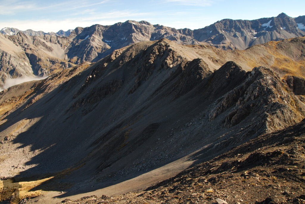 Mt. Bealey - Avalanche Peak Traverse; the Exciting but not Extreme Off-Trail Hiking in Arthur's Pass National Park Humps on the ridge