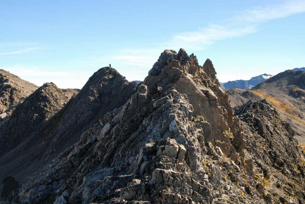 Mt. Bealey - Avalanche Peak Traverse; the Exciting but not Extreme Off-Trail Hiking in Arthur's Pass National Park Hikers coming from the other side