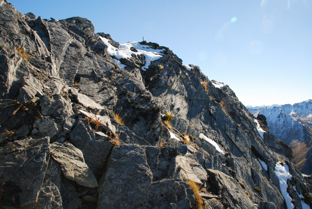 Sentinel Peak, the Summit on the Serrated Ridge Overlooks Lake Hāwea and Lake Wānaka Sentinel Peak