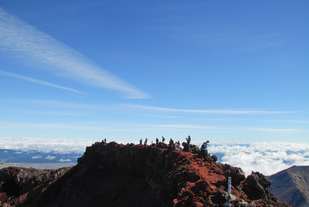the top of Mount Ngauruhoe