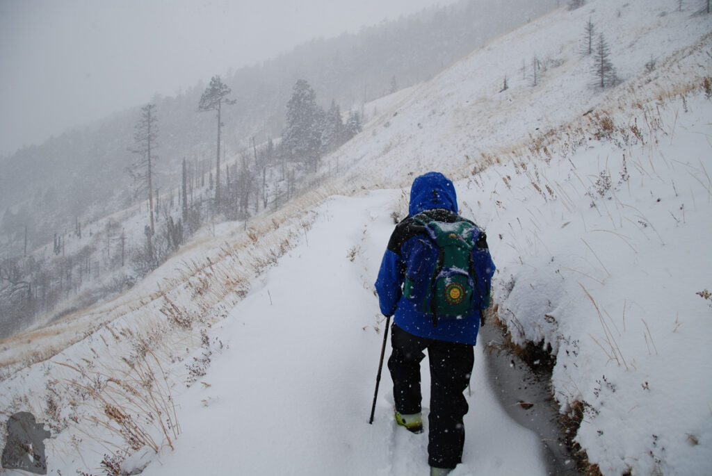 The trail above 369 Cabin