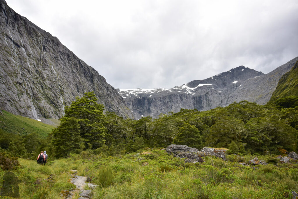 A camp near Barrier Knob; overlooking the dreamy Gertrude Valley and Lake Adelaide Gertrude Valley