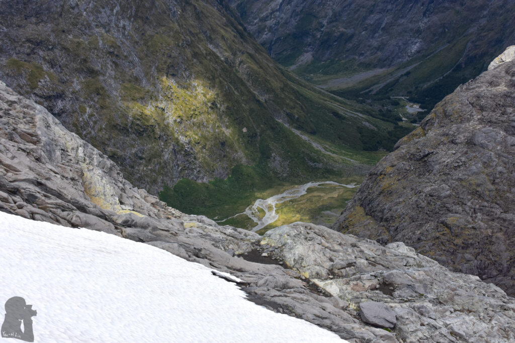 A camp near Barrier Knob; overlooking the dreamy Gertrude Valley and Lake Adelaide Gertrude Valley and the car park at the trail head