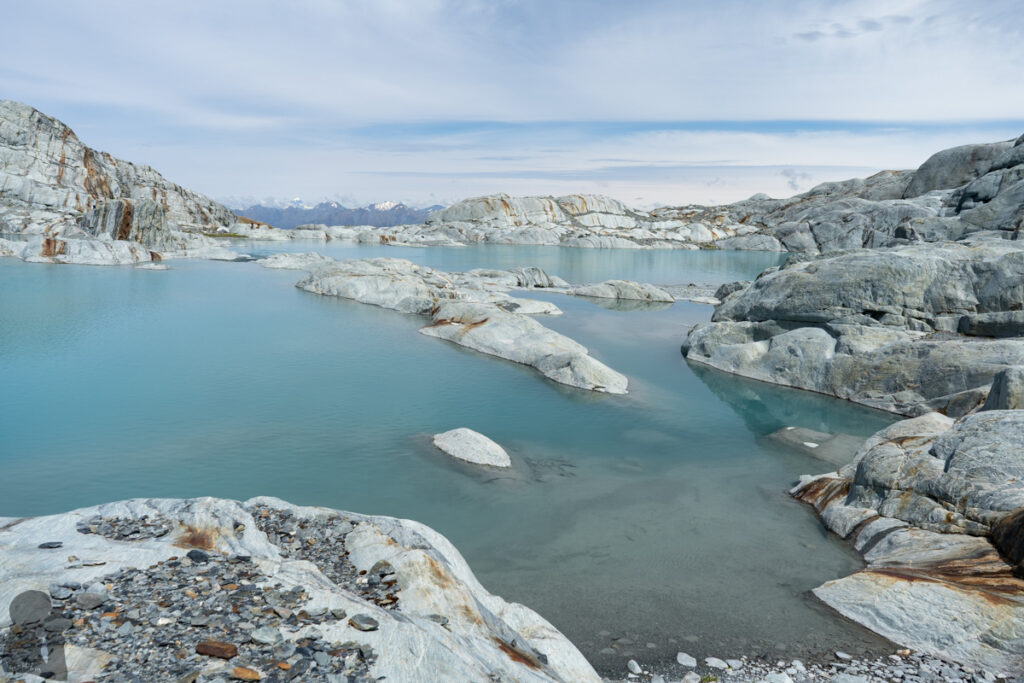 Brewster Glacier and its Terminal Lakes, the Dreamy Playground for Photography Brewster Glacier lakes