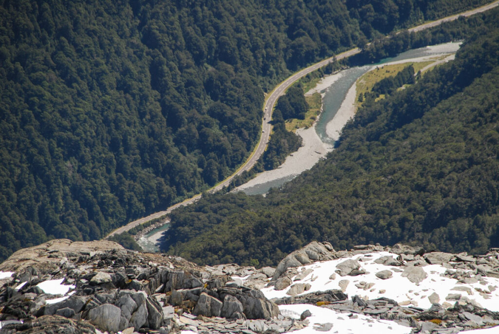 Beyond the Brewster Hut, the Breathtaking Mt. Armstrong and Terminal Lakes of Brewster Glacier Highway 6 and Haast River