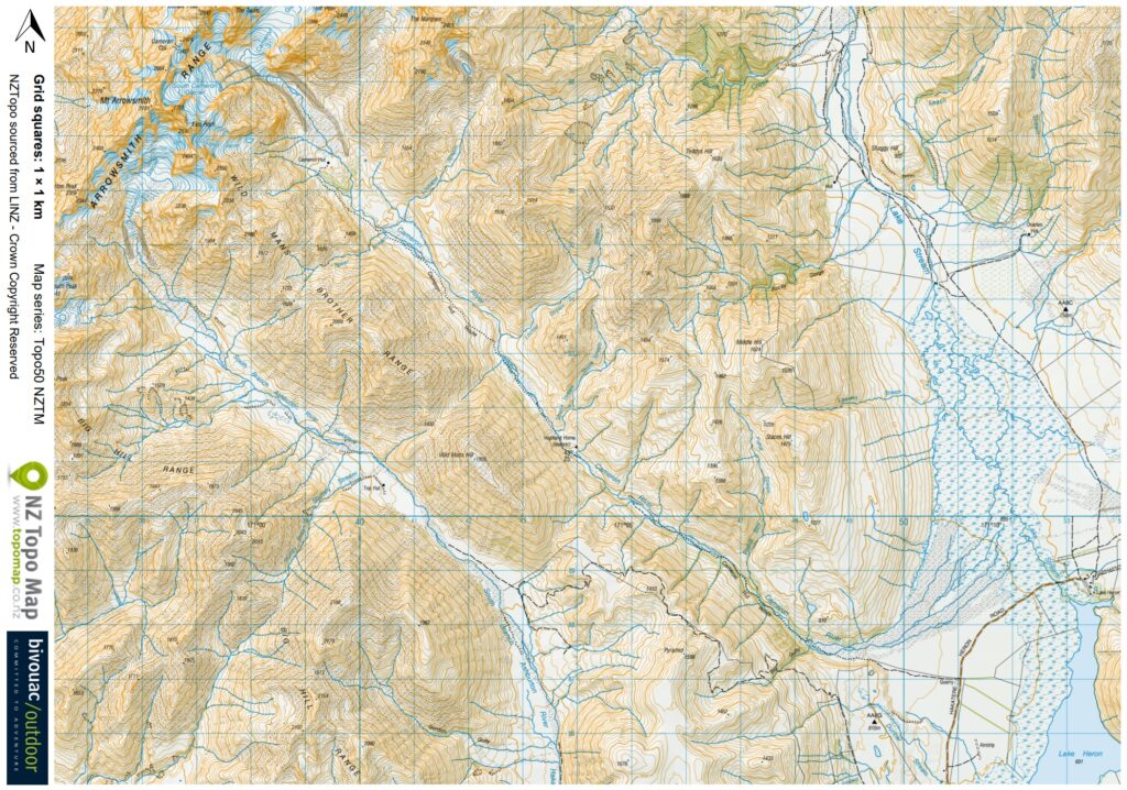 Cameron Hut, a Strenuous Hike to the Remotest Hut in Canterbury Cameron Hut Route map