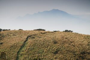 Guanyinshan (觀音山) in the background