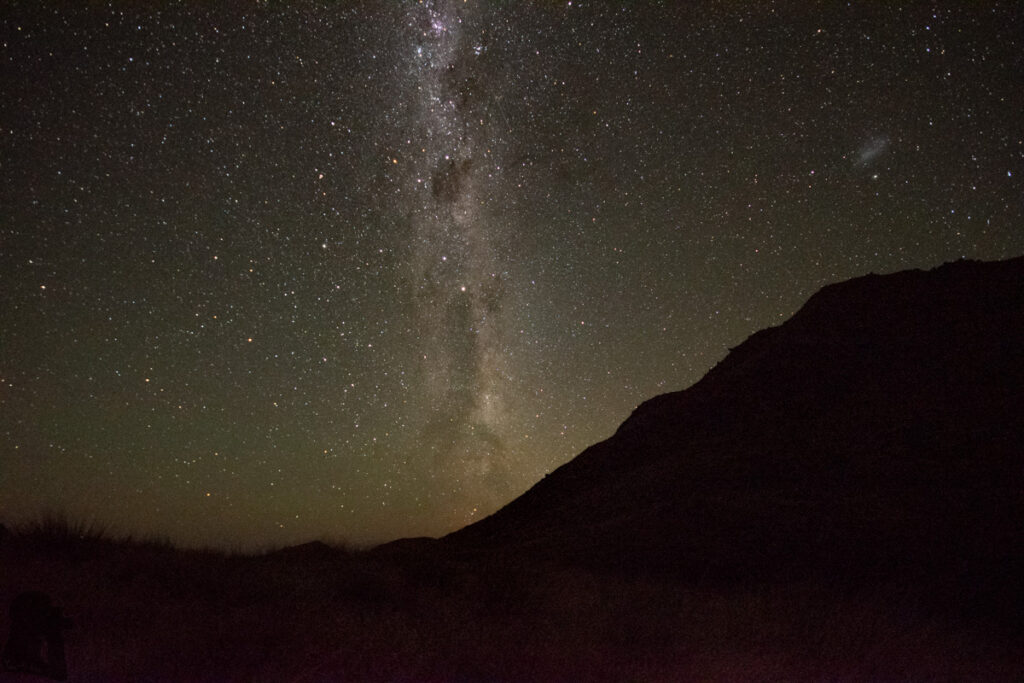 Faust, Libretto Range, Camp by its Colorful Tarns on the Ridge Milky Way