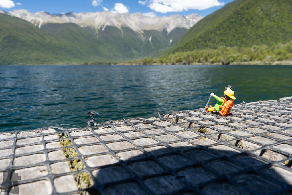 Blue Lake & Sabine Track-Moss Pass-D’Urville Track; Revisit the Clearest Fresh Water in the World on a Lesser-Visited Route The jetty at D’Urville Hut