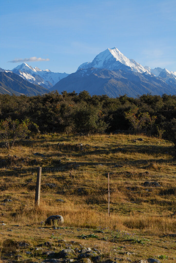 Aoraki / Mount Cook, the Busiest Village beneath the Highest Peak Mt. Cook
