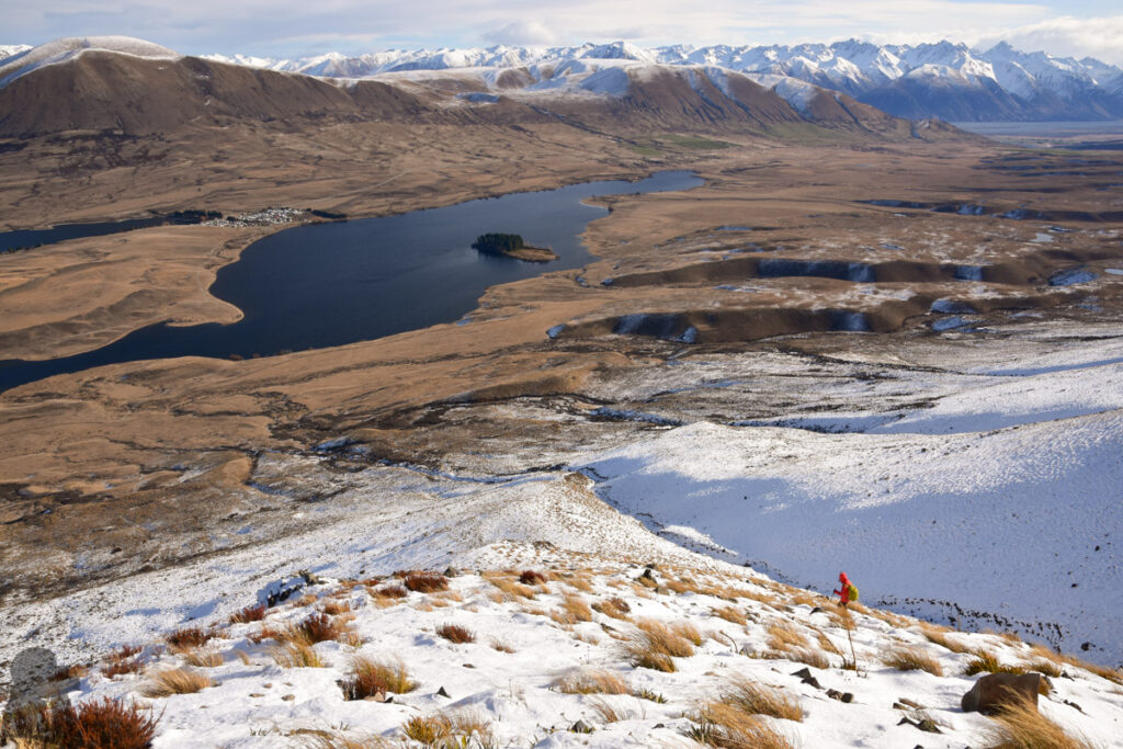 Mt. Guy & Lake Clearwater, Climb to the Vivid Snowy Scenery of Ashburton Lakes Mt Guy Lake Clearwater