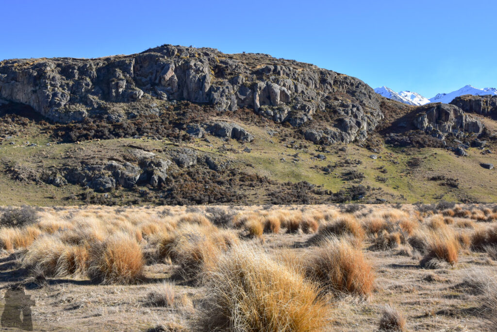 Mt. Sunday, Canterbury, Viewing the Panorama of Ranges and Plain in the Capital of "Rohan" Mount Sunday