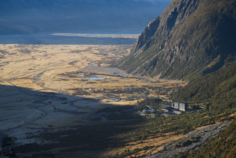 Mt. Cook Village in the morning