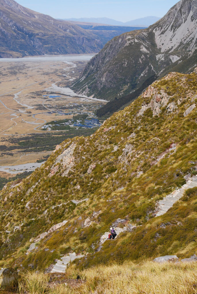 Mueller Hut Route & Mount Ollivier, Climbing High for the Panorama of Hooker Valley and Mount Cook Sealy Tarns Track Mueller Hut Route