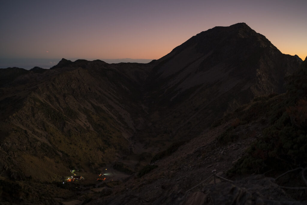 Nanhu Cirque in the evening