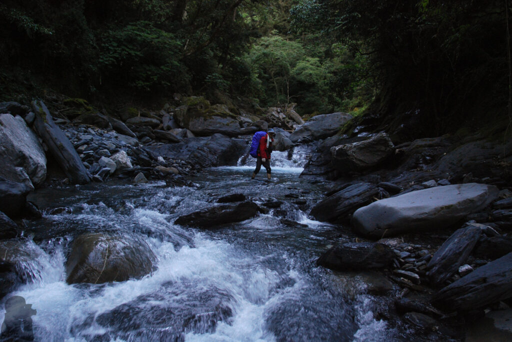 North Section 1 (北一段), Climb the Glacier-Visited Nanhudashan (南湖大山) and the Formidable Zhongyangjianshan (中央尖山) Zhongyangjian River