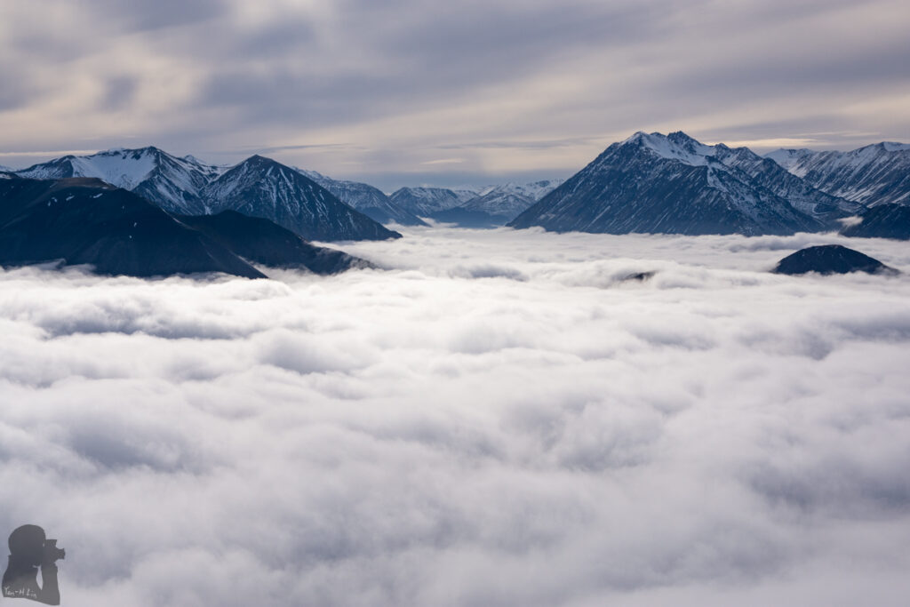 Peak Hill, the Gentle Hill Flanked by the Peaceful Lake Coleridge and Braided Rakaia River Peak Hill