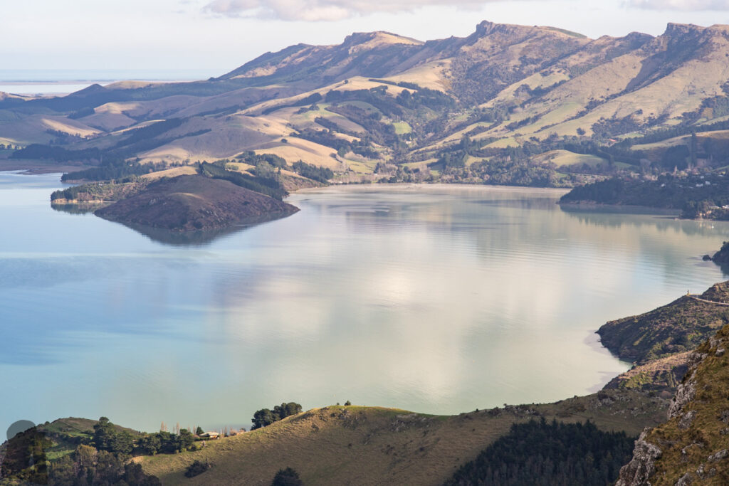 Te Moenga-o-Wheke / The Tors, the Prominent Peak on Port Hills for Viewing the Panorama of Canterbury Lyttelton Harbour