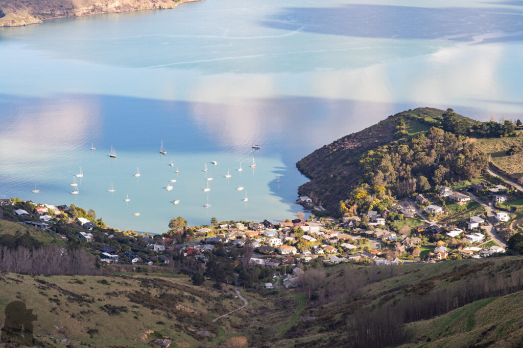 Te Moenga-o-Wheke / The Tors, the Prominent Peak on Port Hills for Viewing the Panorama of Canterbury Cass Bay