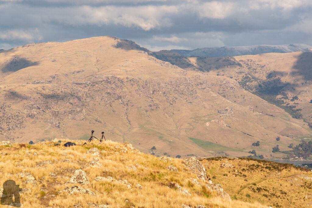 Te Moenga-o-Wheke / The Tors, the Prominent Peak on Port Hills for Viewing the Panorama of Canterbury My photography gears testing ground