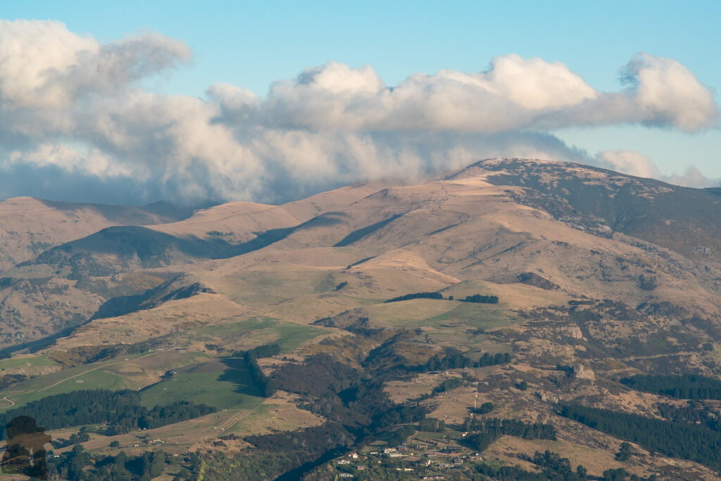 Te Moenga-o-Wheke / The Tors, the Prominent Peak on Port Hills for Viewing the Panorama of Canterbury Mt. Herbert