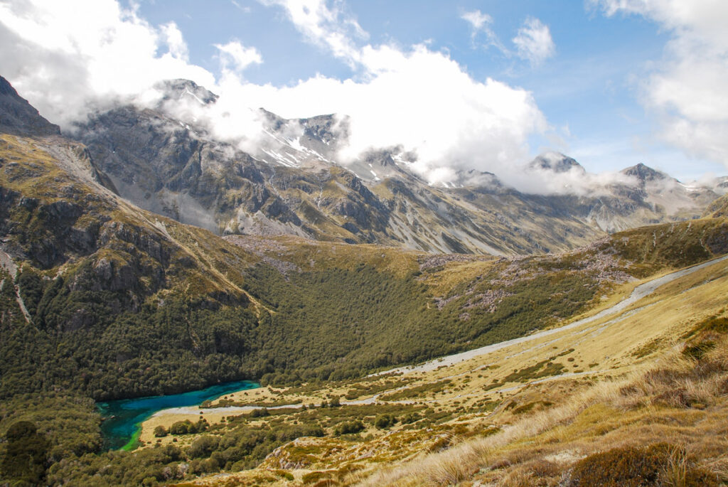 The view from Moss Pass Route