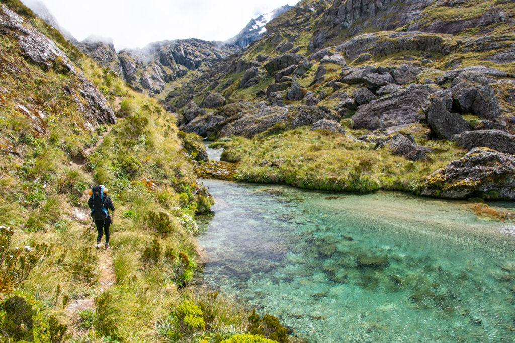 Valley of the Trolls / Lake Wilson, the Best Hidden Destination via Routeburn Track This unmarked trail was obvious to follow.