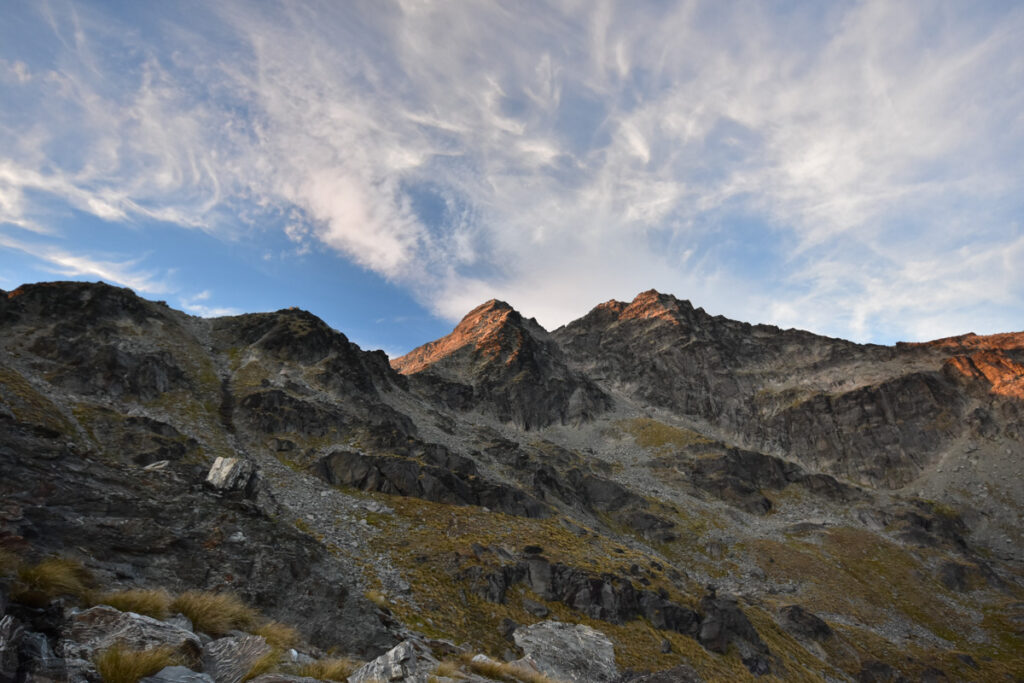 Camping on the Ridge of The Remarkables, Under the Majestic Double Cone Double Cone