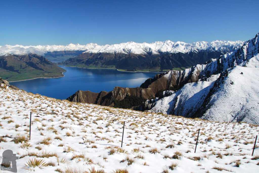 Corner Peak, the Prominent Pyramid Towering up above Lake Hāwea Corner Peak Route