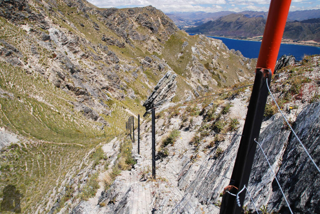 Corner Peak, the Prominent Pyramid Towering up above Lake Hāwea Corner Peak Route