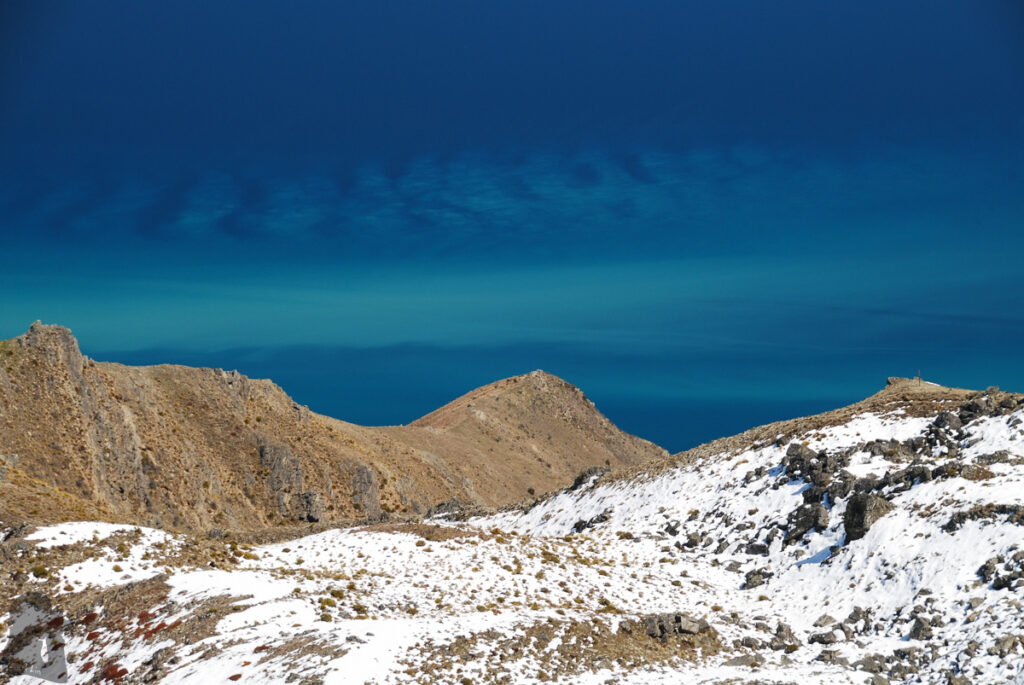 Corner Peak, the Prominent Pyramid Towering up above Lake Hāwea Corner Peak Route