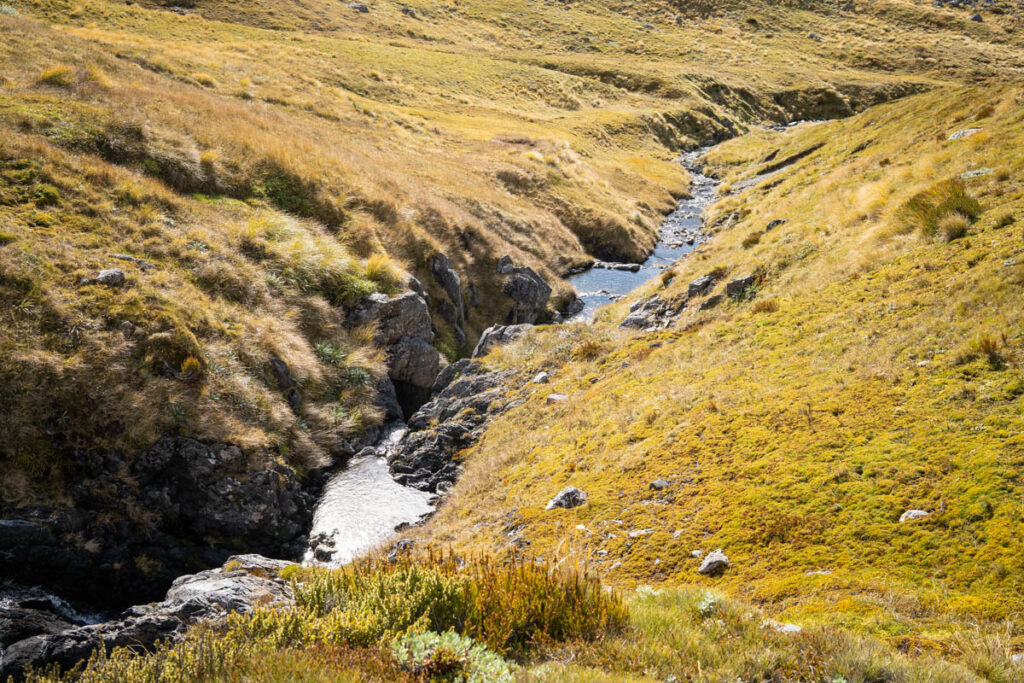 Camping in the Head of Deer Valley, via Lewis Tops Track Deer Valley