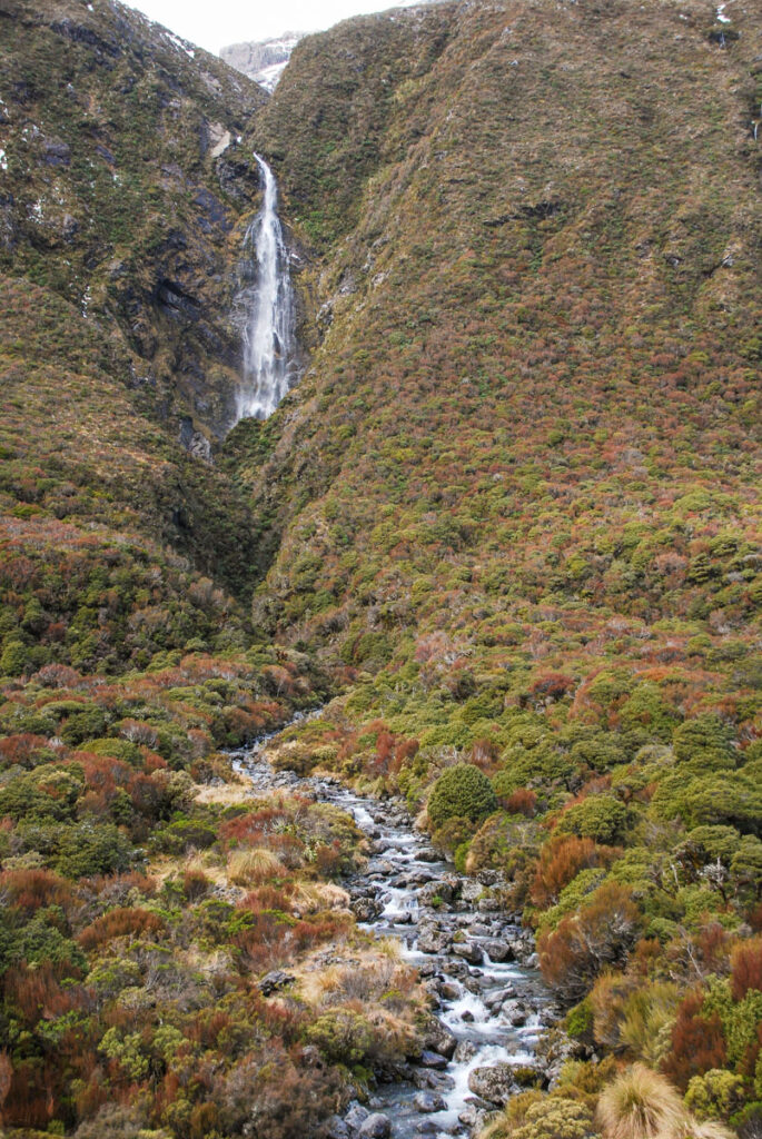 Lake Mavis, the Lovely Alpine Lake above Goat Pass in Arthur's Pass National Park (and our troubled hike) Kennedy Falls