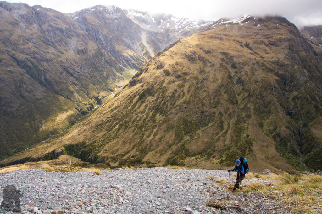 Lake Mavis, the Lovely Alpine Lake above Goat Pass in Arthur's Pass National Park (and our troubled hike) Gorges carved out by creeks