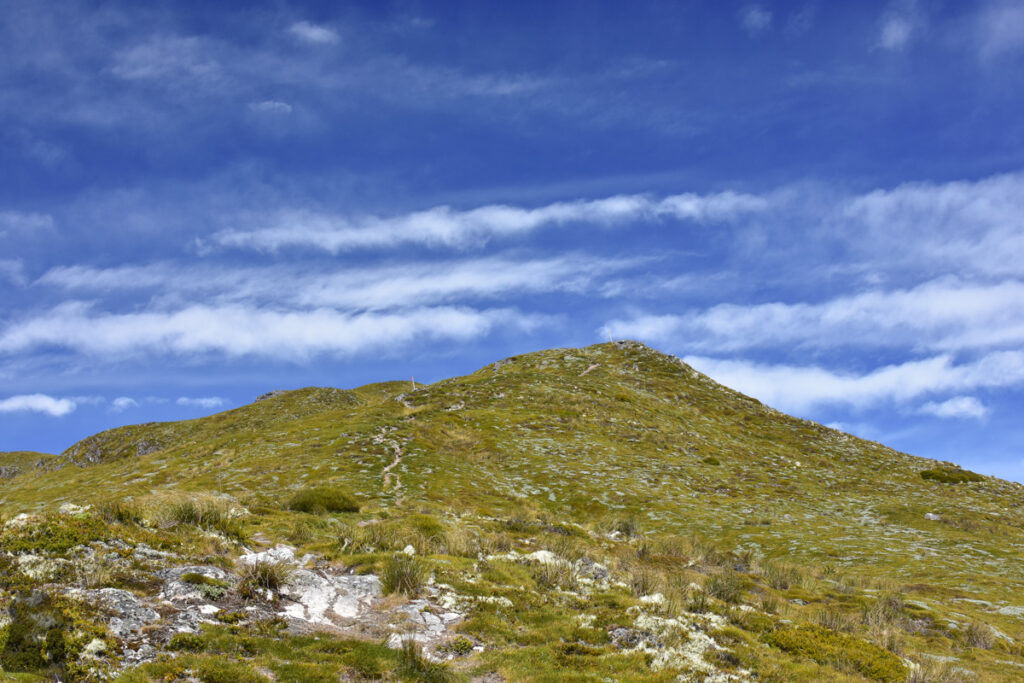 Camping under The Apprentice, via Lewis Tops Track Lewis Tops Track