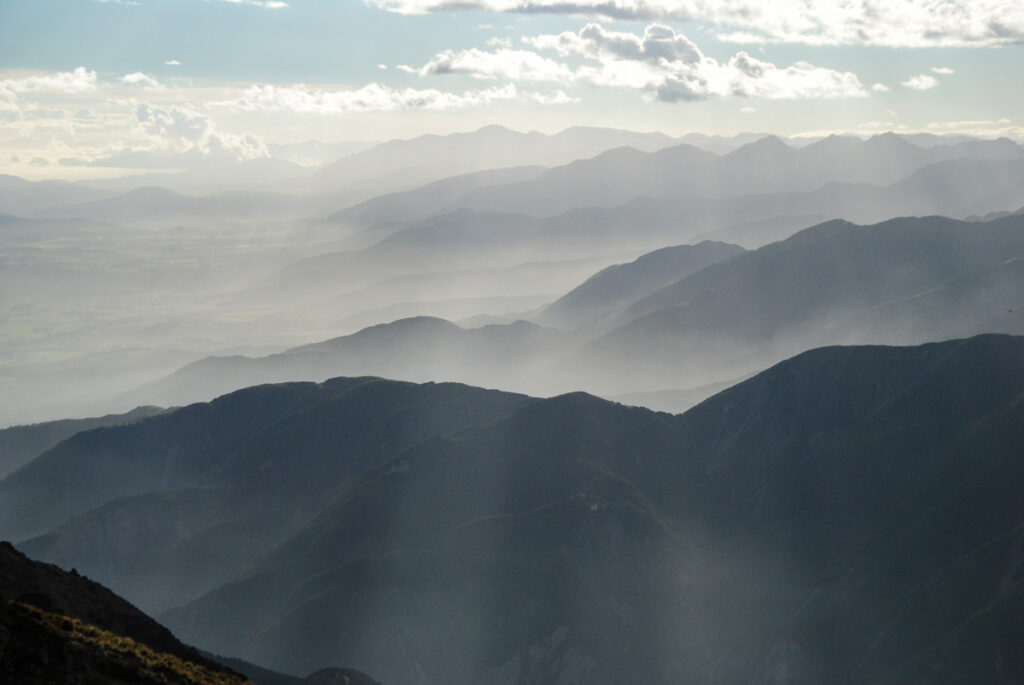 Mt. Fyffe, the Peak with the Bird's Eye View across Kaikōura Peninsula Mt Fyffe