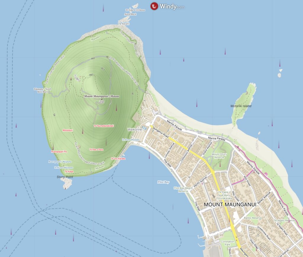 Mt Maunganui map