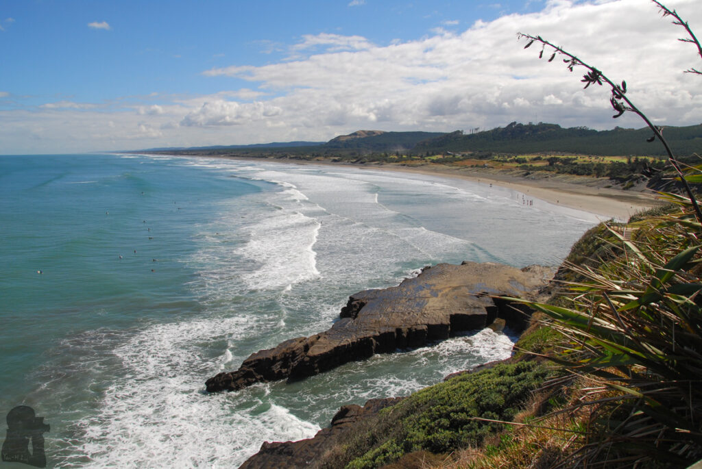 Muriwai Beach, the Gannet Colony, and the Healing Waves along the Western Coast of Auckland Muriwai Beach