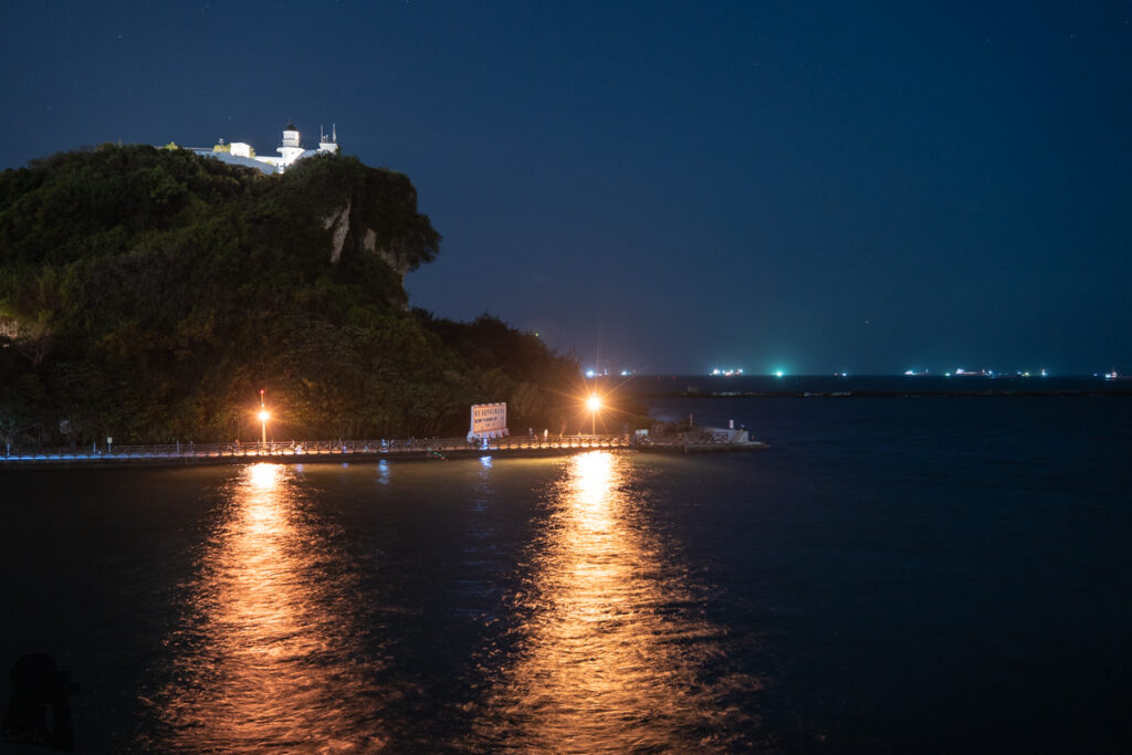 Kaohsiung Lighthouse perches above the First Harbor of the port.