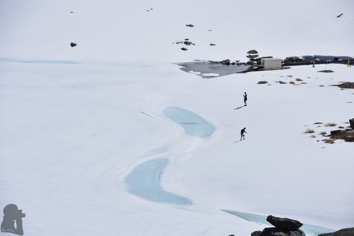 Visitors of Lake Alta